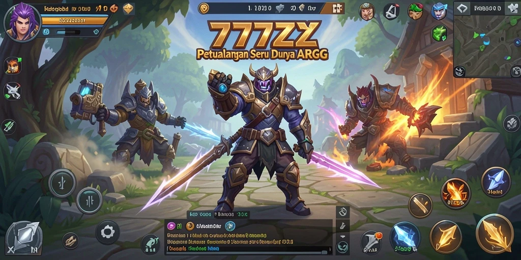 Screenshot gameplay 777ZX dengan pertarungan seru dan grafik memukau.