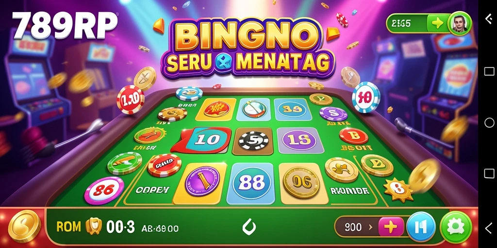 Screenshot gameplay 789RP menunjukkan pemain bersenang-senang dalam Bingo.