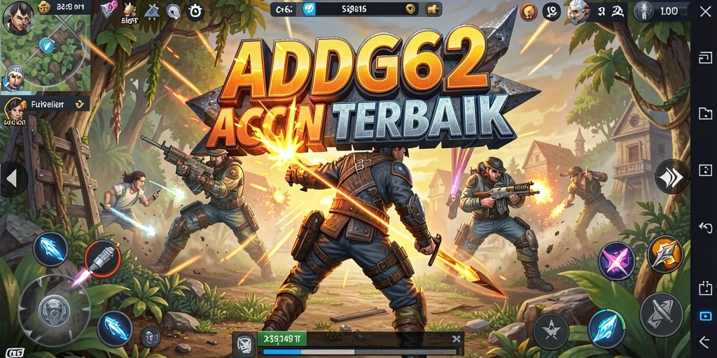 Tampilan gameplay intens dan seru di ADG62.