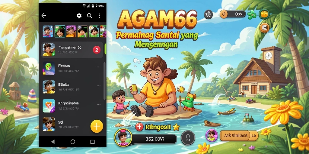 Tampilan menarik dari gameplay AGAM66 yang penuh warna.