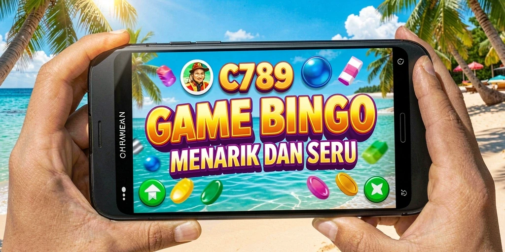 Tampilan gameplay Bingo yang penuh warna dan dinamis.