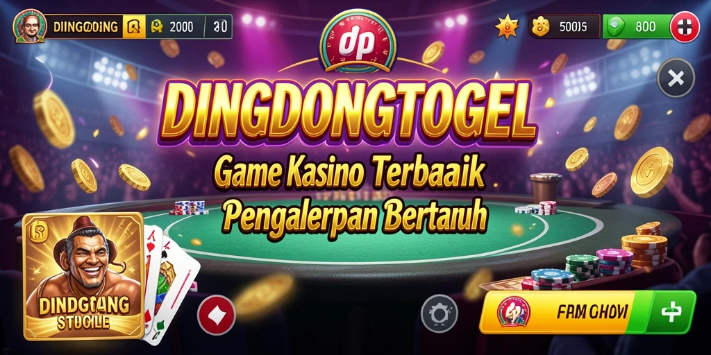 Tampilan gameplay seru DINGDONGTOGEL di kasino virtual.