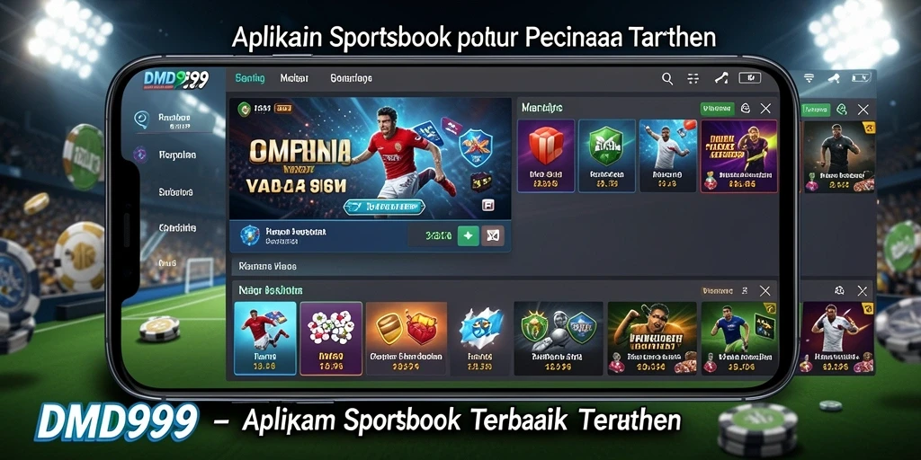 Tampilan gameplay DMD999 dengan taruhan olahraga yang menarik.