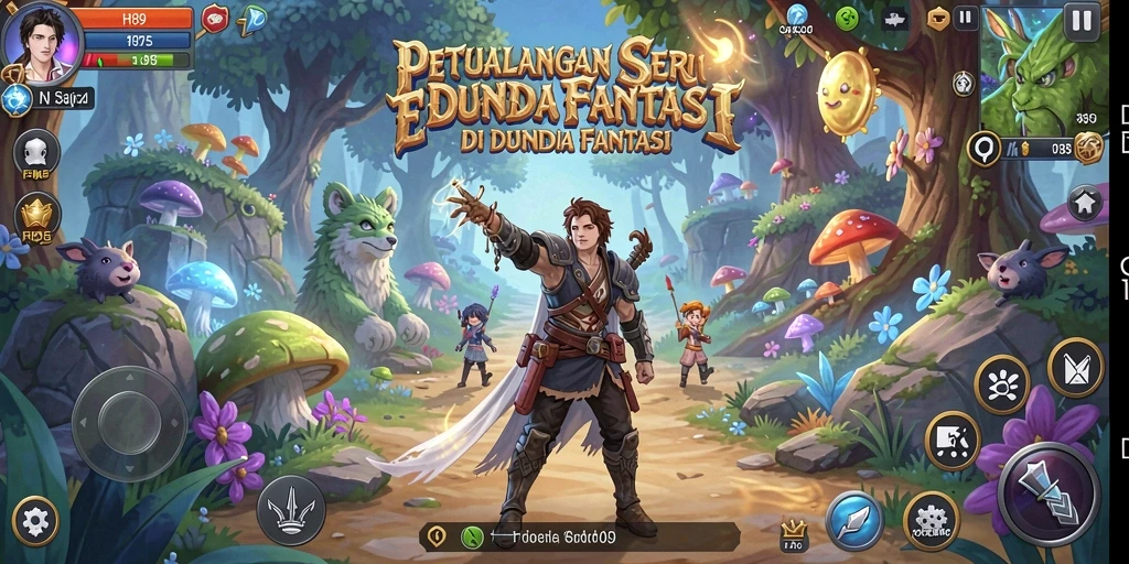 Screenshot gameplay H89 menampilkan aksi seru dan eksplorasi dunia fantasi.