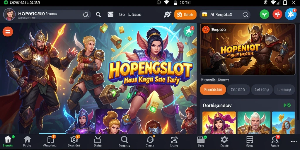 Tampilan antarmuka HOPENGSLOT yang sederhana dan menarik.