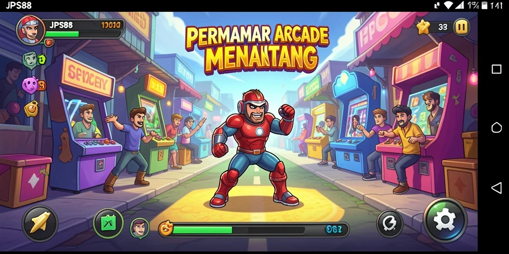 Tampilkan gameplay seru dari JPS88 saat pemain berusaha melewati rintangan.