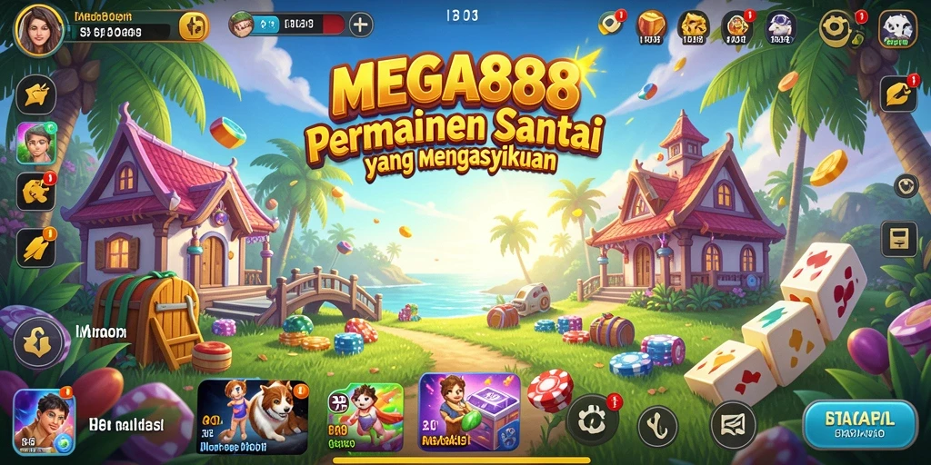 Tampilan gameplay MEGA888 yang menarik dan menghibur.