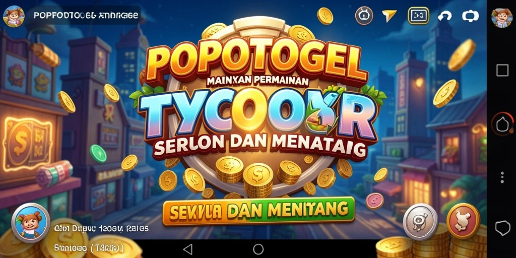 Tampilan gameplay <strong>POPOTOGEL</strong> yang menarik dan interaktif di dalam dunia Tycoon.