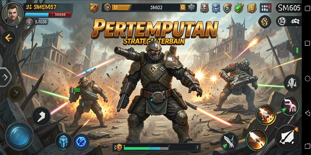 Gameplay seru dan strategi mendalam di SM605.