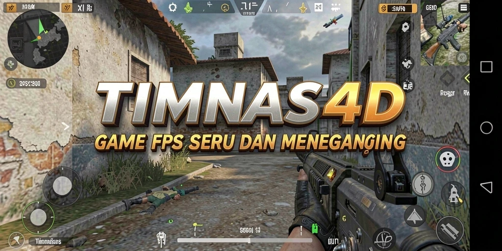 Screenshot gameplay TIMNAS4D menampilkan aksi pertempuran yang mendebarkan.