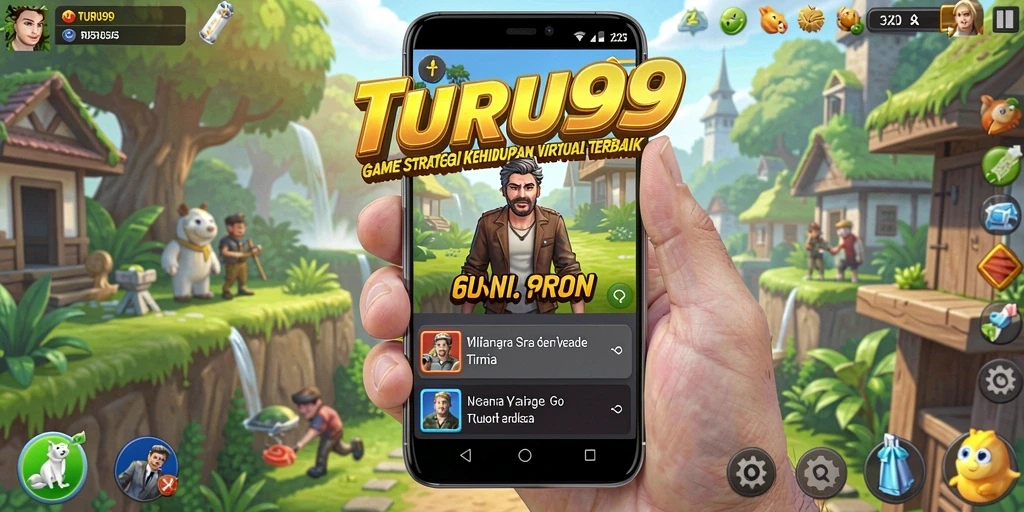 Tangkapan layar utama TURU99 menampilkan gameplay yang menarik dan dinamis.
