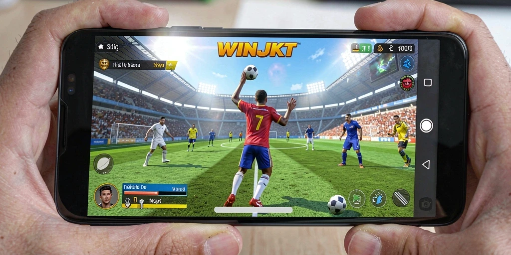 Tampilan gameplay seru dari WINJKT dengan berbagai olahraga.