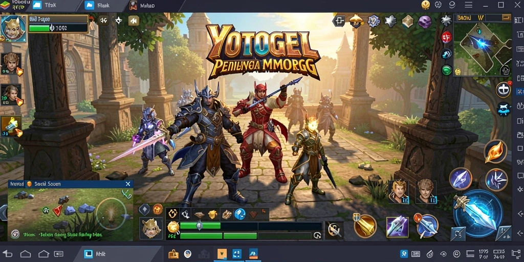 Tampilan gameplay YOTOGEL yang menakjubkan dan seru.